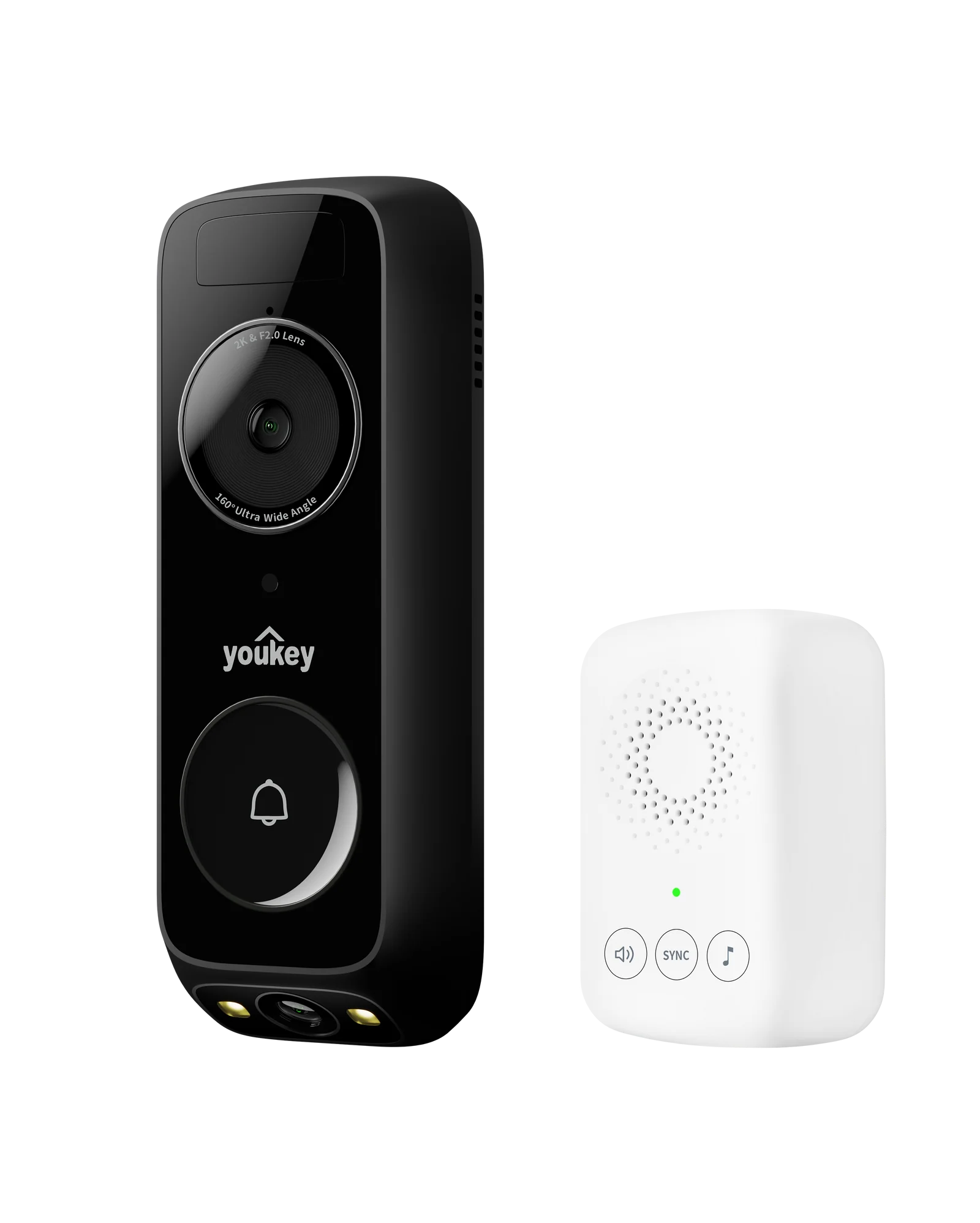 Youkey Dual-cam Doorbell DB312 (Battery Powered)