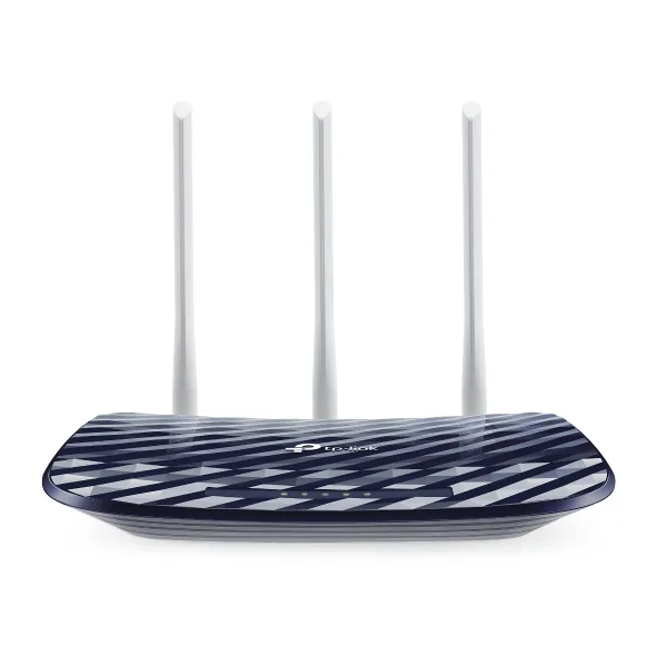 TP-Link Archer C20 AC750 Dual Band WiFi 5 Wireless Router | 3 Antennas | Up to 433Mbps | 4 x LAN, 1 x WAN