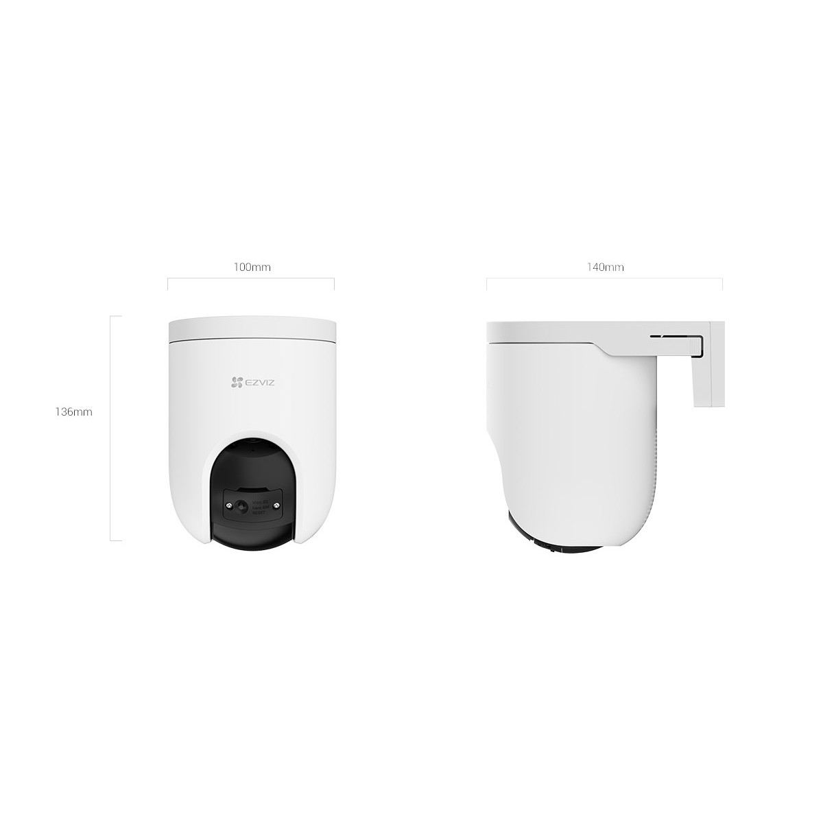 EZVIZ H8c Pro 4K 8MP Outdoor Pan/Tilt Wi-Fi Security Camera (CS-H8c-R200-8H8WKFL, 4mm)