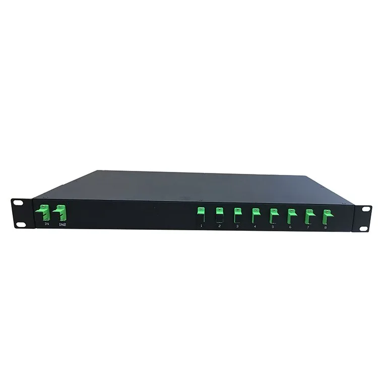 19″ Rackmount SC/APC 2*16 PLC splitter view 2
