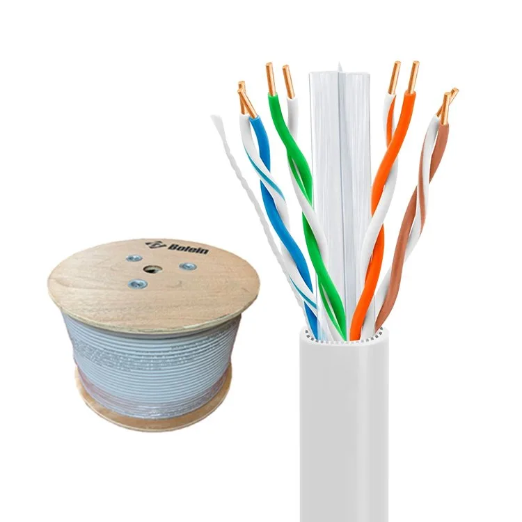 CAT6A S/FTP Lan Cable Indoor Grey/Blue, BC, Fluke Tested, LSZH view 2
