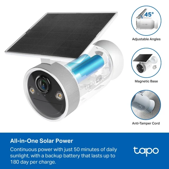 Tapo C465 Tapo Enhanced AI Solar Security Camera view 4