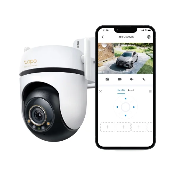 Tapo C530WS 3K 5MP Outdoor Pan/Tilt Wi-Fi Security Camera view 3
