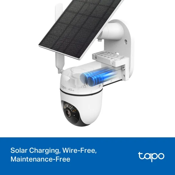 Tapo C615G Kit 3MP Solar-Powered Pan/Tilt 4G LTE Security Camera view 4