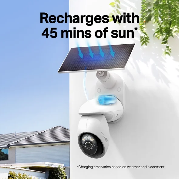 Tapo C660 Kit 4K 8MP Solar-Powered Pan/Tilt Security Camera view 3