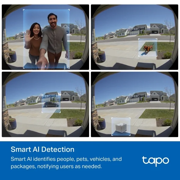 Tapo D235 2K 5MP Video Doorbell Camera view 3