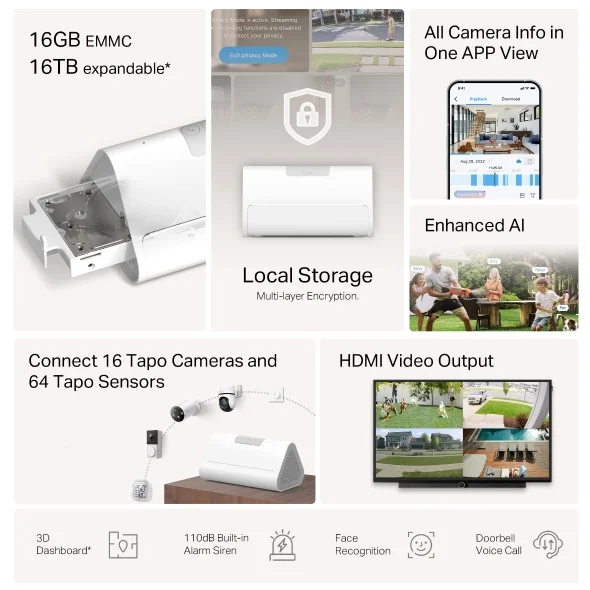 Tapo H500 Smart HomeBase view 3