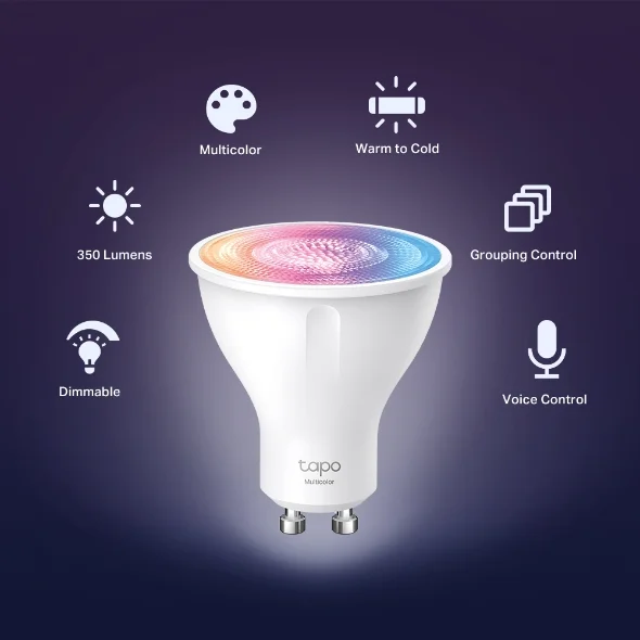 Tapo L630 Smart Wi-Fi Multicolor Spotlight view 3