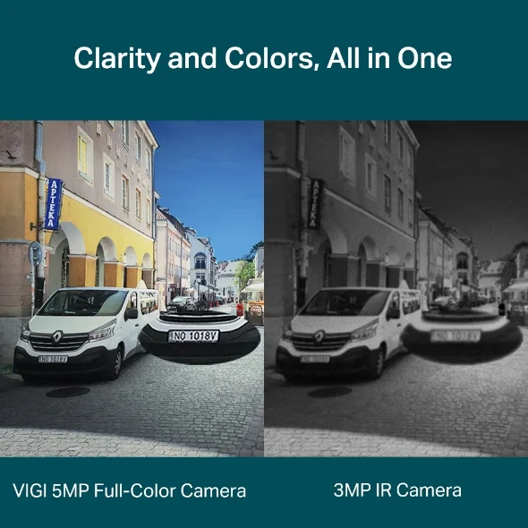 VIGI C250  5MP Full-Color Dome Network Camera view 3