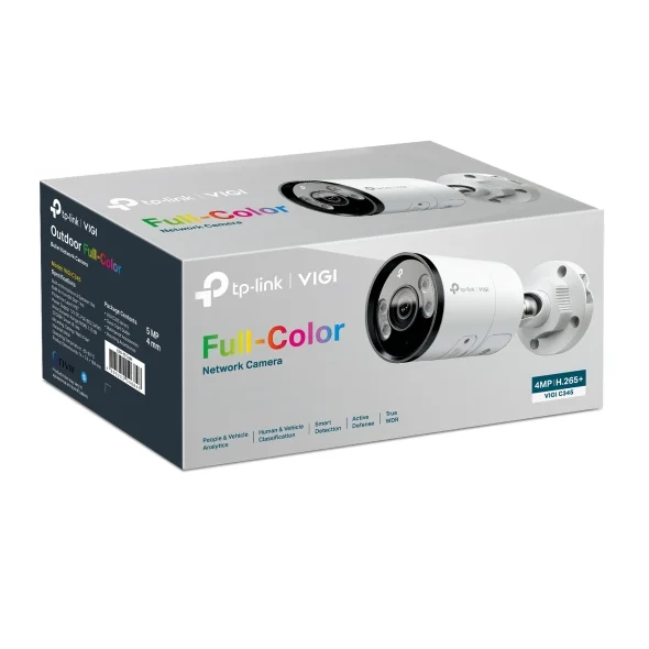VIGI C345  4MP Outdoor Full-Color Bullet Network Camera view 3