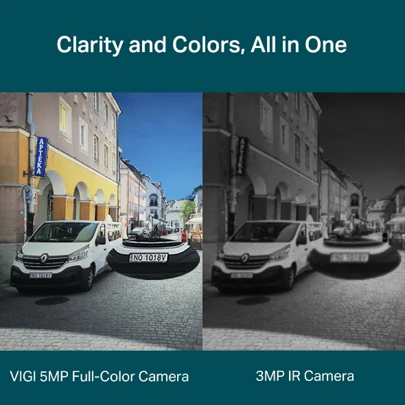 VIGI C350 5MP Outdoor Full-Color Bullet Network Camera view 3